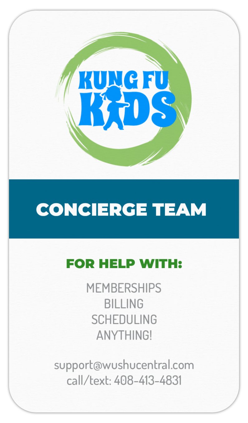 Concierge Cards